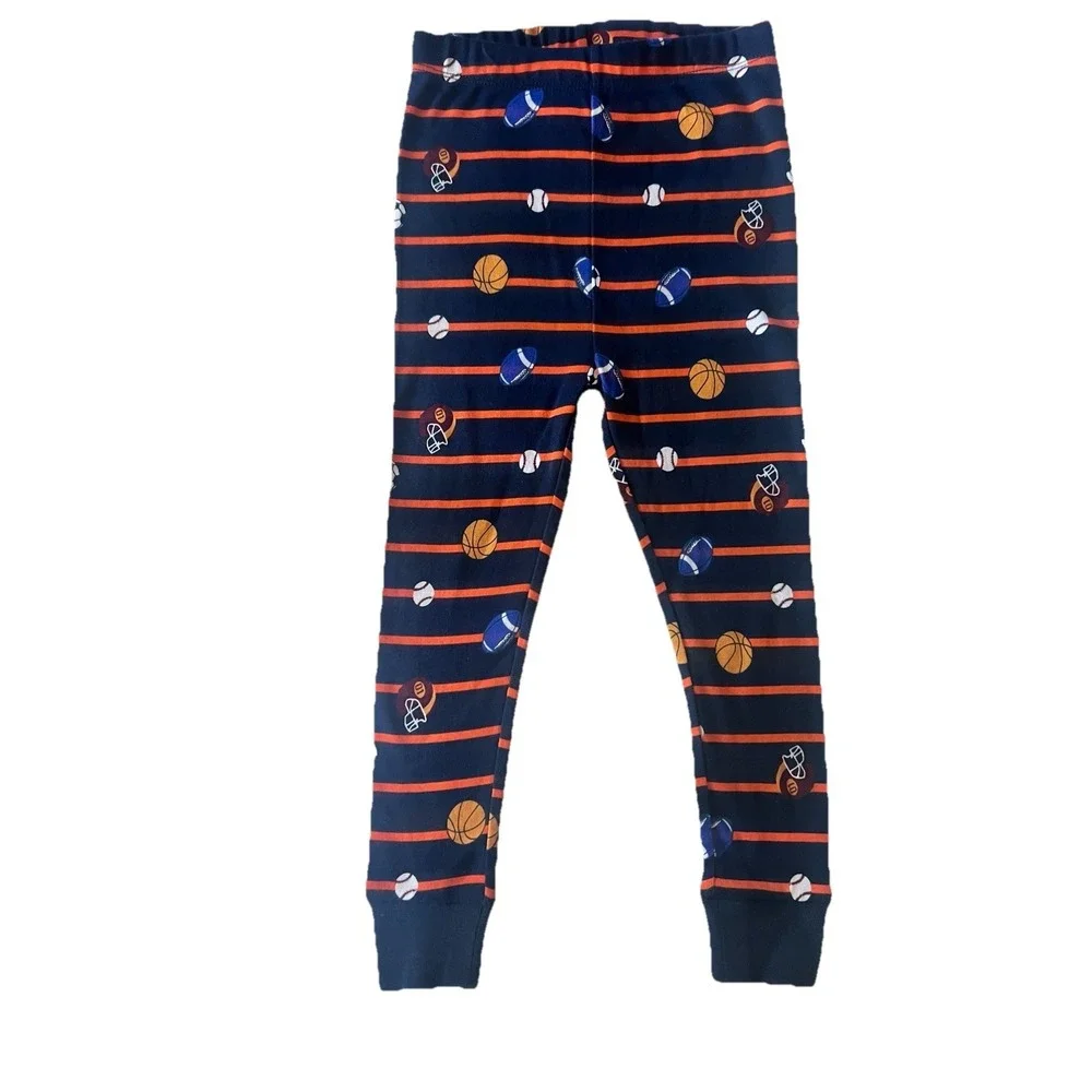 Pajama Bottom 3T Sport Sleepwear Baseball Basketball Football Boy Baby Clothing